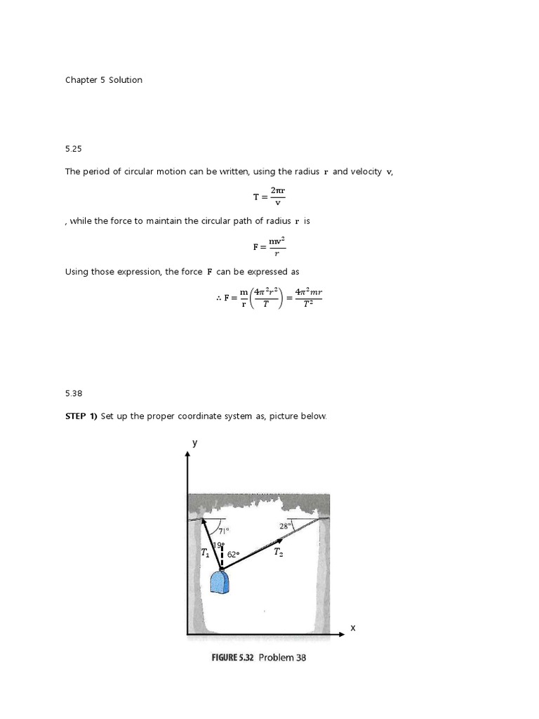 Chapter 5 Solution | PDF
