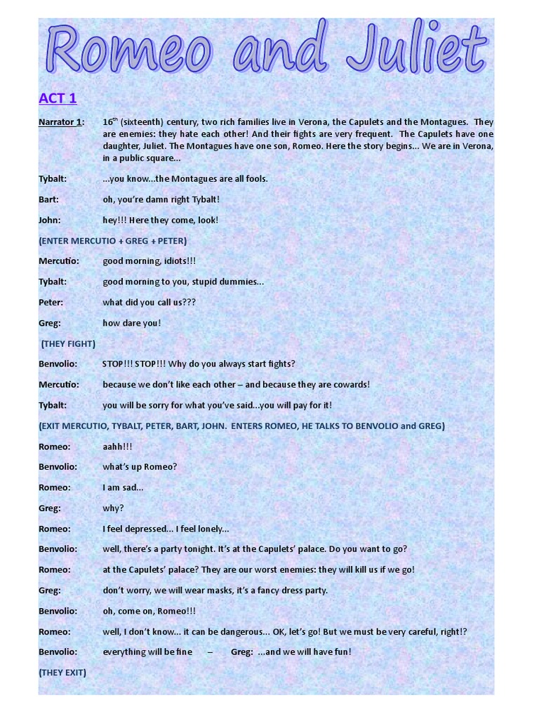 Romeo and Juliet | PDF | Characters In Romeo And Juliet | Juliet
