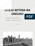  Uticaj Betona Na Okolinu