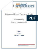 OM13 Advanced Excel Tips and Tricks
