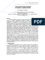 On Equilibrium Phase Diagram of The Iron - Carbon System: Prof. Evgeny V. Sidorov