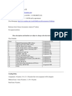 UT Dallas Syllabus For Econ7309.001.10f Taught by Donggyu Sul (dxs093000)