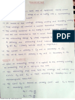 DC Machines and Transformer Handwritten PDF