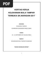 Kertas Kerja Pertandingan Bola Tampar 