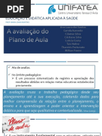 Avaliação Do Plano de Aula