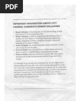 Gallagher 2001 Letter