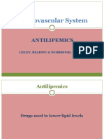Cardiovascular System: Antilipemics