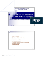 Tóm tắt công thức tính cấu kiện BTCT PDF