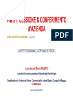 Cessione & Conferimento 