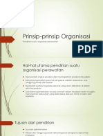 Prinsip-Prinsip Organisasi Perawatan