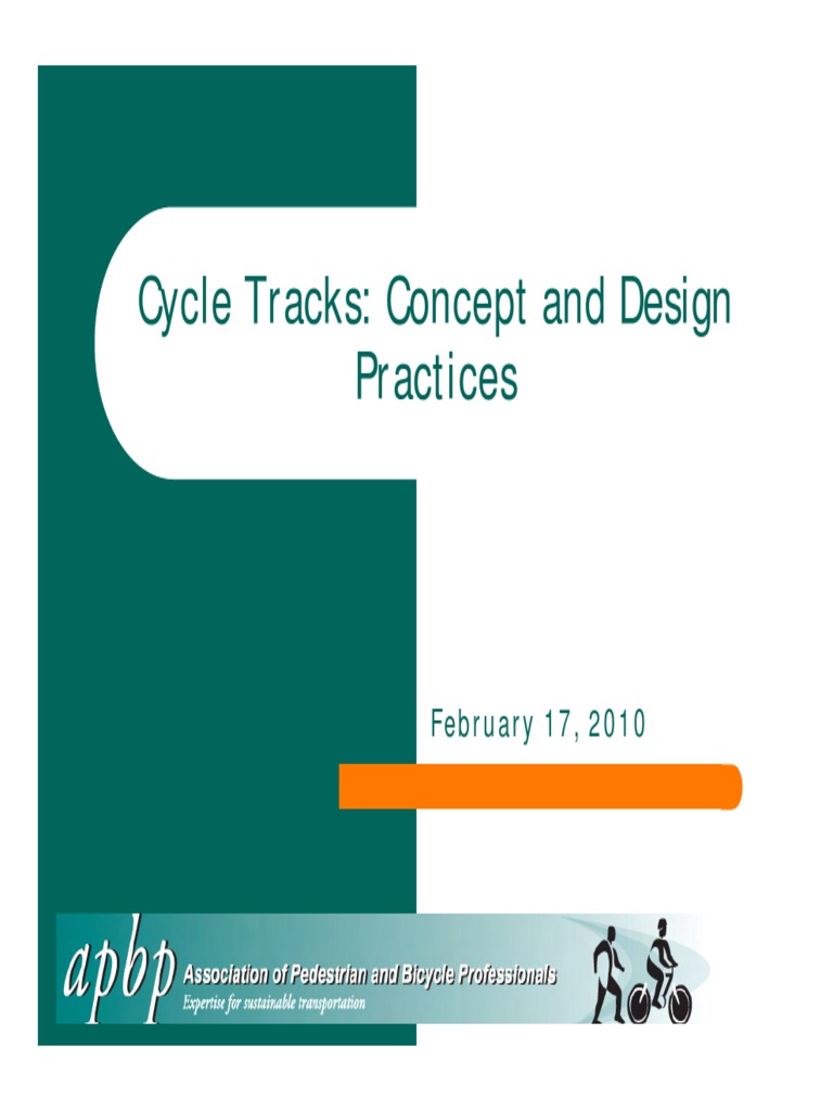 Cycle Tracks: Design and Safety Insights | PDF | Cycling Infrastructure ...