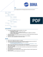 BIMA Coding Test PDF