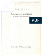 Cinco Danzas Exóticas - Jean Français