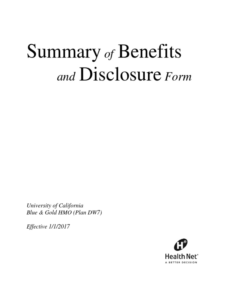 Blue and Gold SB | PDF | Health Maintenance Organization | Preventive ...