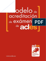 Modelo de Acreditación de Exámenes de ACLES