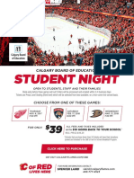 Cbe Flames Student Nights