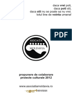 Mapa de Prezentare Proiecte Culturale ASOCIATIA MOLDAVIA 2012 PDF