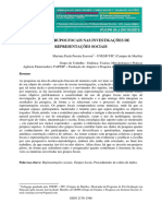 Scavoni - O USO DE GRUPOS FOCAIS NAS INVESTIGAÇÕES DE REPRESENTAÇÕES SOCIAIS PDF