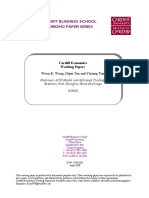 Nonlinear Acd Model and Informed Trading (Wong, Tand & Tian, 2008) PDF