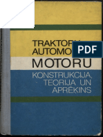 Traktoru Un Automobilu Motoru Konstrukcija, Teorija Un Aprekins