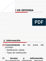 Derecho de Defensa