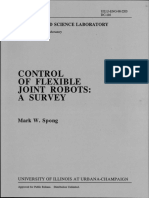 Control of Flexible Joint Robots: A Survey: Mark W. Spong