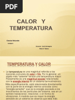 6to Basico - Unidad 4 - CALOR - Y - TEMPERATURA