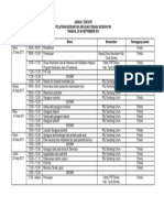 Jadwal Lat 25 - 29 September 2017