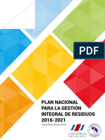 Plan Nacional Para La Gestión Integral de Residuos 2016-2021