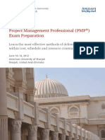 American University Sharjah PMP