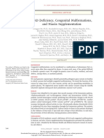 NAD Deficiency, Congenital Malformations,