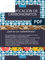 Clasificación de Carbohidratos