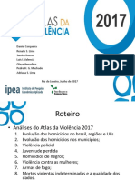 FBSP Atlas Da Violencia 2017 Apresentacao