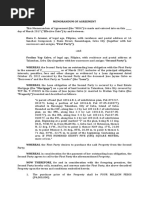 Calvo-Memorandum of Agreement