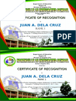 Certificate With Honors 2017