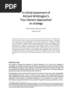 Whittington's Four Approaches