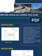 Paparan Metode Kerja Tes Lateral Pile Slab