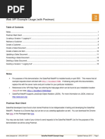 Documentation Postman SalesPad WebAPI Example Usage