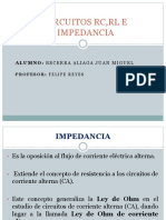 Impedancia , Circuitos RC y RL