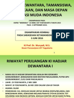 Materi Sarasehan Ketamansiswaan