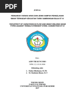 Jurnal Pengelasan SMAW UM pdf Jurnal Pengelasan SMAW UM pdf