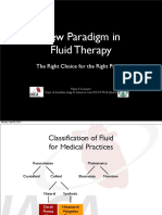 New Paradigm in Fluid Therapy: The Right Choice For The Right Patient