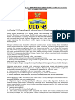Arti Penting Uud Negara Republik Indonesia Tahun 1945 Bagi Bangsa Dan Negara Indonesia