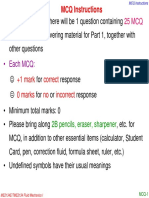 TME2134 Final Exam MCQ Instructions