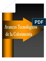 Avances Tecnologicos de La Colorimetria PDF