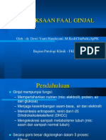 Kuliah Pakar Tes Faal Ginjal