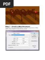 Step 1 - Create A New Document