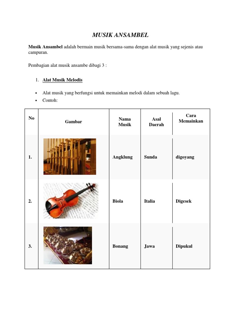 Musik Ansambel