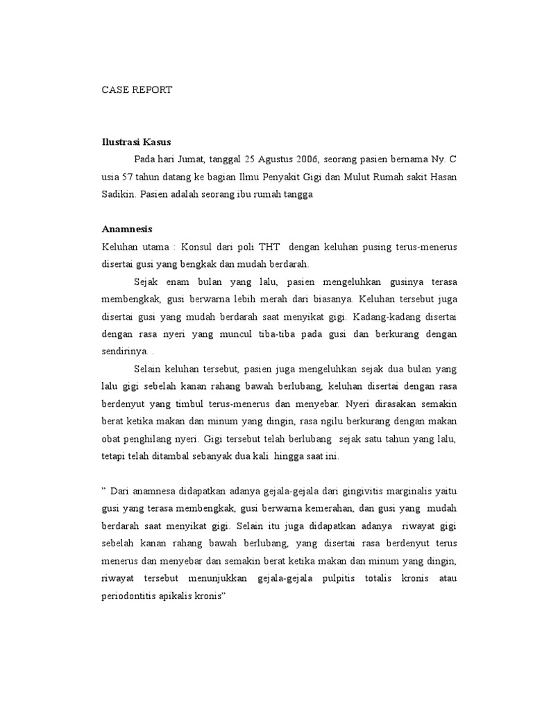 Gingivitis CASE REPORT PDF