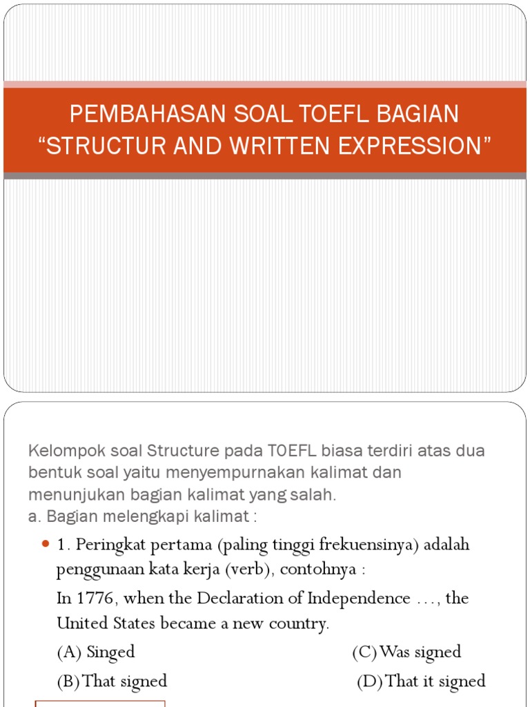 Pembahasan Soal TOEFL Bagian | Adjective | Adverb